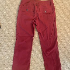 Prana Hiking Pants, size 8, cranberry color